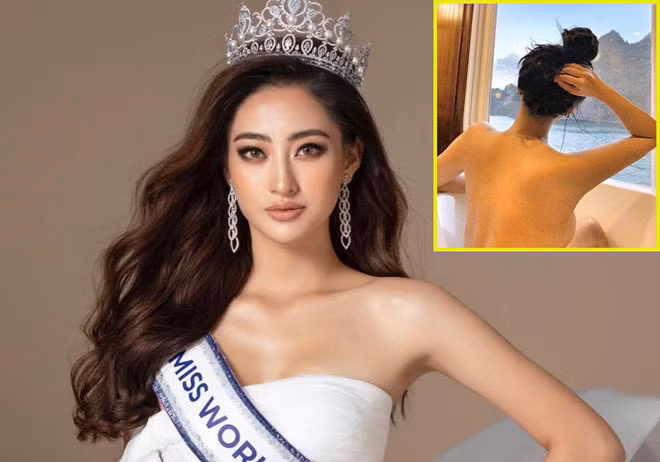 Hoa hậu Lương Thùy Linh bị mạo danh Instagram, đăng hình phản cảm. (Ảnh: FBNV)