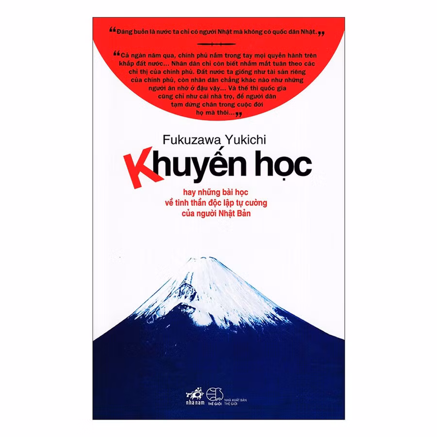Tác phẩm 'Khuyến học' của Fukuzawa Yukichi. Ảnh: INT Tác phẩm 'Khuyến học' của Fukuzawa Yukichi. Ảnh: INT