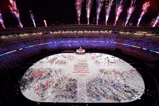 Chùm ảnh Lễ khai mạc hoành tráng của Thế vận hội Olympic Tokyo 2020 ảnh 9