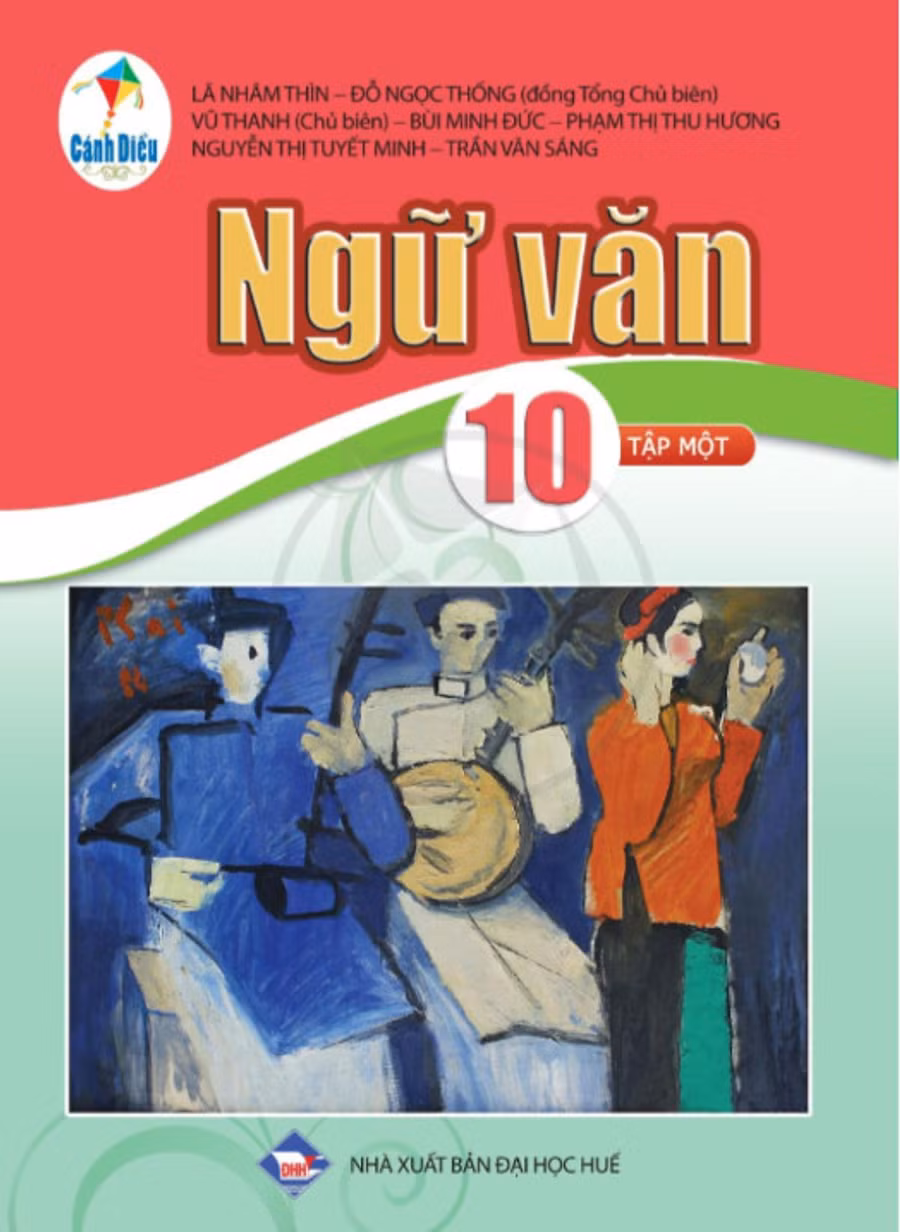 Bìa sách Ngữ văn lớp 10 tập 1.