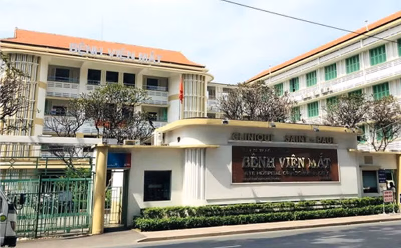 Bệnh viện Mắt TPHCM - nơi xảy ra sai phạm.