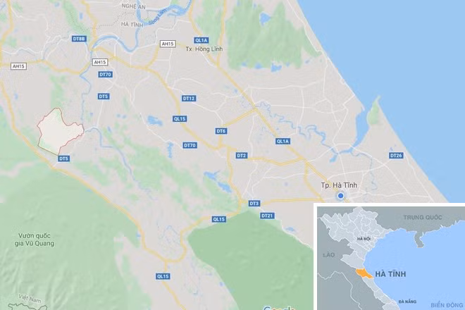 Hà Tĩnh: Đào móng nhà, phát hiện 100 kg tiền cổ ảnh 1 Phat hien 100 kg tien co khi dao mong nha hinh anh 2 map_hatinh_Co.jpg