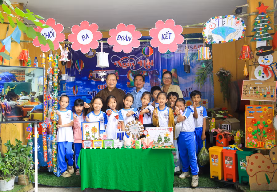 Thú vị và bổ ích ngày hội STEM dành cho học sinh. (Ảnh: Hoàng Hải)