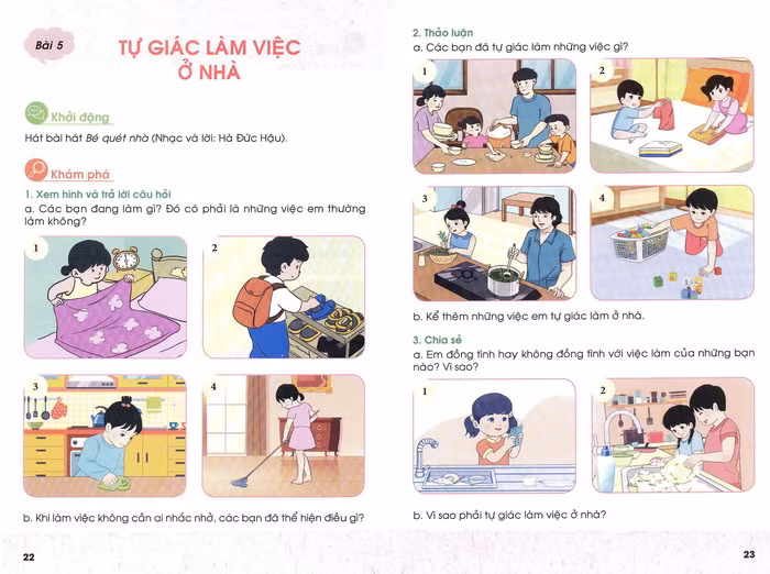 Cấu trúc bài học trong SGK Đạo đức 1 Cấu trúc bài học trong SGK Đạo đức 1