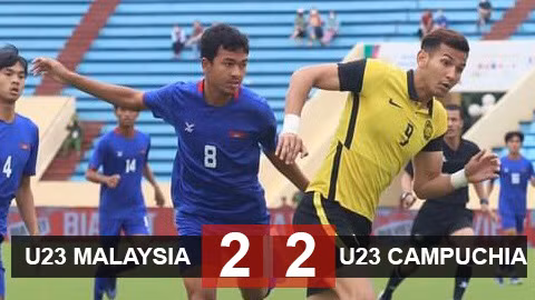  Malaysia bất ngờ chỉ có được trận hoà với Campuchia