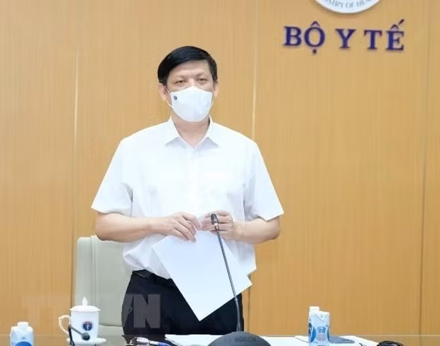 Bộ trưởng Bộ Y tế Nguyễn Thanh Long. Nguồn: TTXVN.