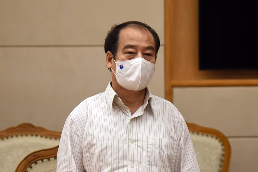 PGS.TS Trần Đắc Phu phát biểu tại cuộc họp. Ảnh: VGP.