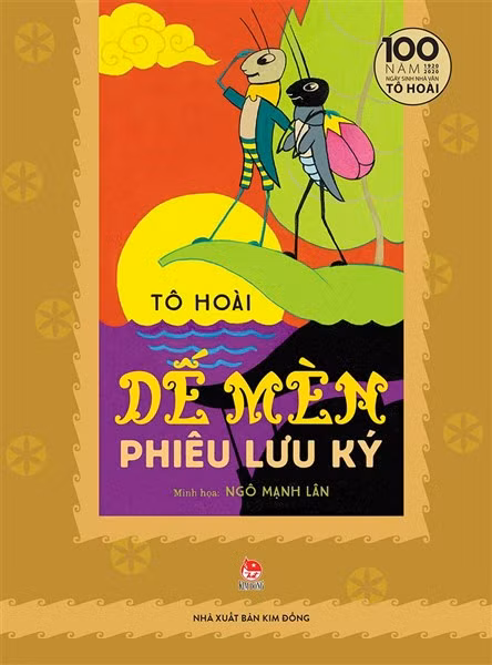 Họa sĩ Ngô Mạnh Lân vẽ tranh bìa và minh họa cho tác phẩm “Dế Mèn phiêu lưu ký” của nhà văn Tô Hoài.