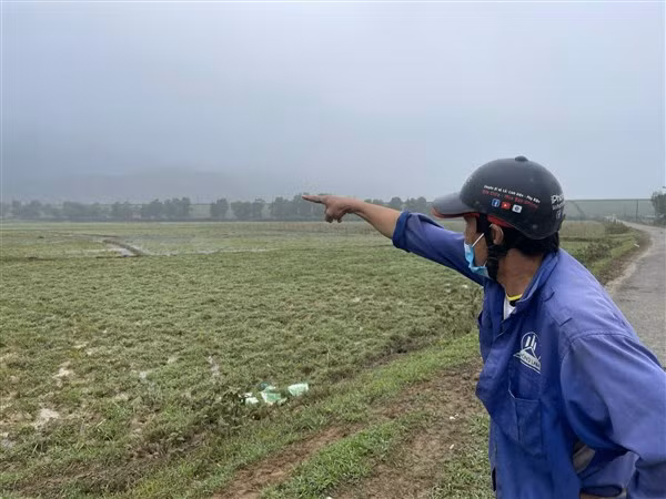 Người dân tận dụng một số ruộng sình lầy, sụt lún mức độ nhẹ để canh tác nhưng sản lượng lúa tại đây rất thấp.