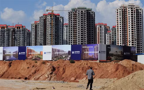 Những căn hộ không có người ở tại thành phố Ordos, khu tự trị Nội Mông (Ảnh: Mark Ralston/AFP)