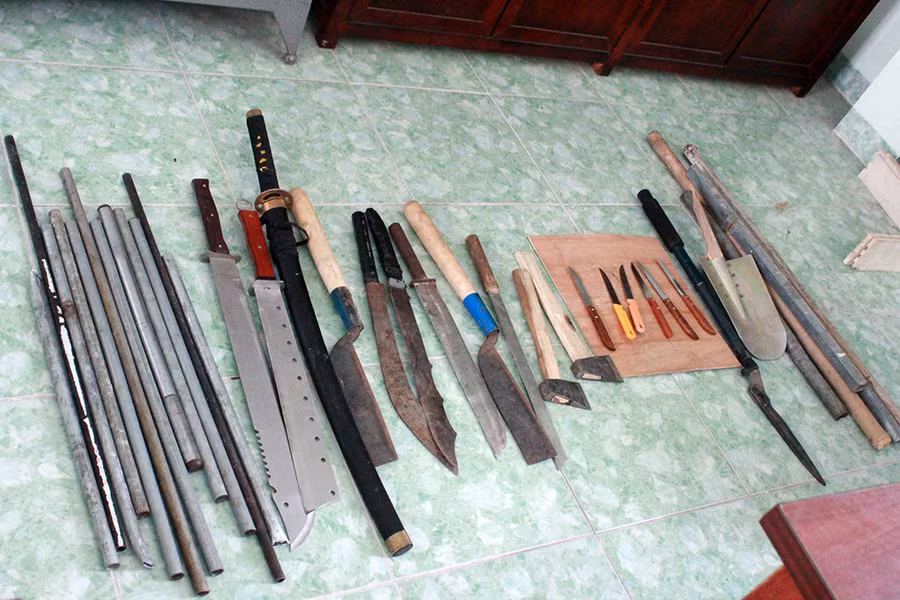 Chặn đứng vụ đâm chém kinh hoàng giữa 2 băng nhóm giang hồ
