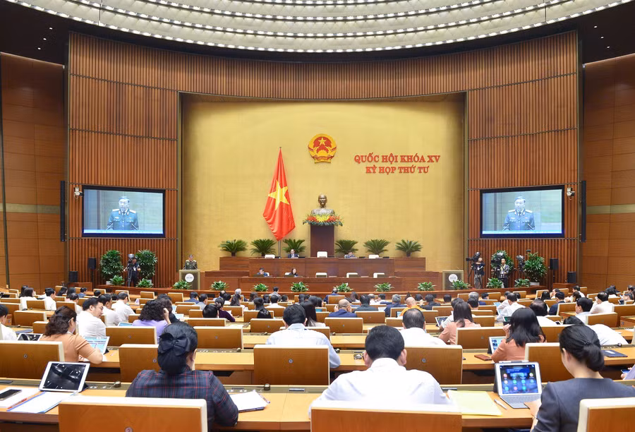 Quốc hội nghe Bộ trưởng Bộ Công an Tô Lâm trình bày báo cáo công tác phòng, chống tội phạm và vi phạm pháp luật năm 2022.