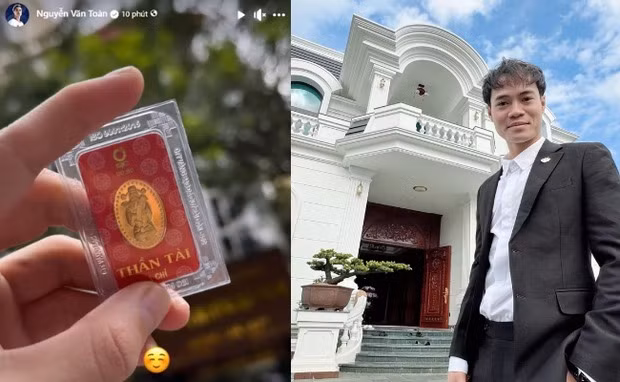 Văn Toàn và dàn WAGs Việt khoe sản phẩm ngày vía Thần Tài