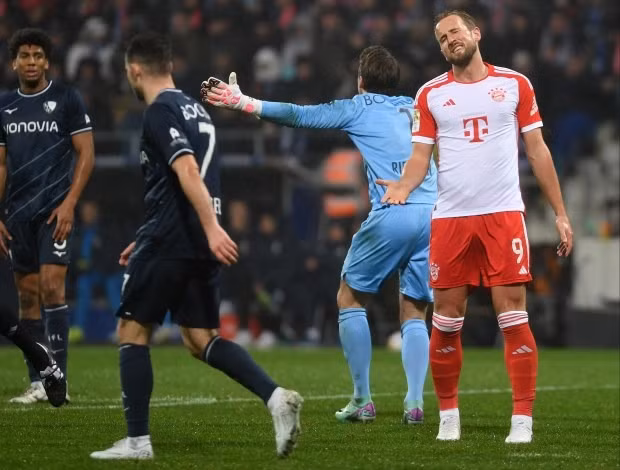 Harry Kane ghi bàn nhưng Bayern Munich vẫn thua ở vòng 22 Bundesliga.