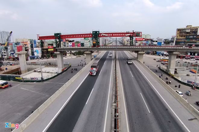 Giao lộ 4 tầng đầu tiên ở Việt Nam đang hình thành
