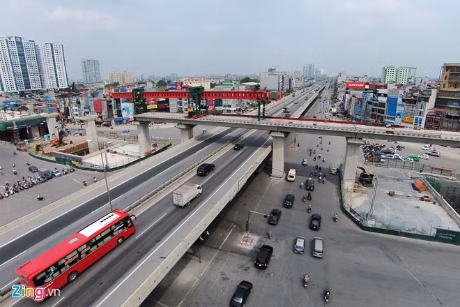 Giao lộ 4 tầng đầu tiên ở Việt Nam đang hình thành