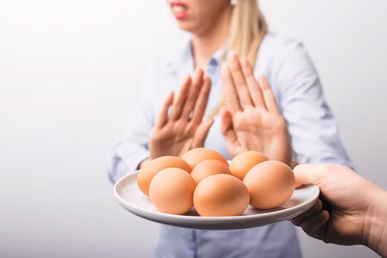Lòng trắng trứng là nguồn gây dị ứng chính của trứng. Ảnh minh họa.