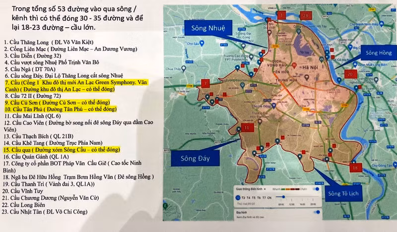 Sơ đồ phương án phân vùng phòng, chống dịch Covid-19 TP Hà Nội thực hiện từ ngày 6/9 đến ngày 21/9. Ảnh: KTĐT.