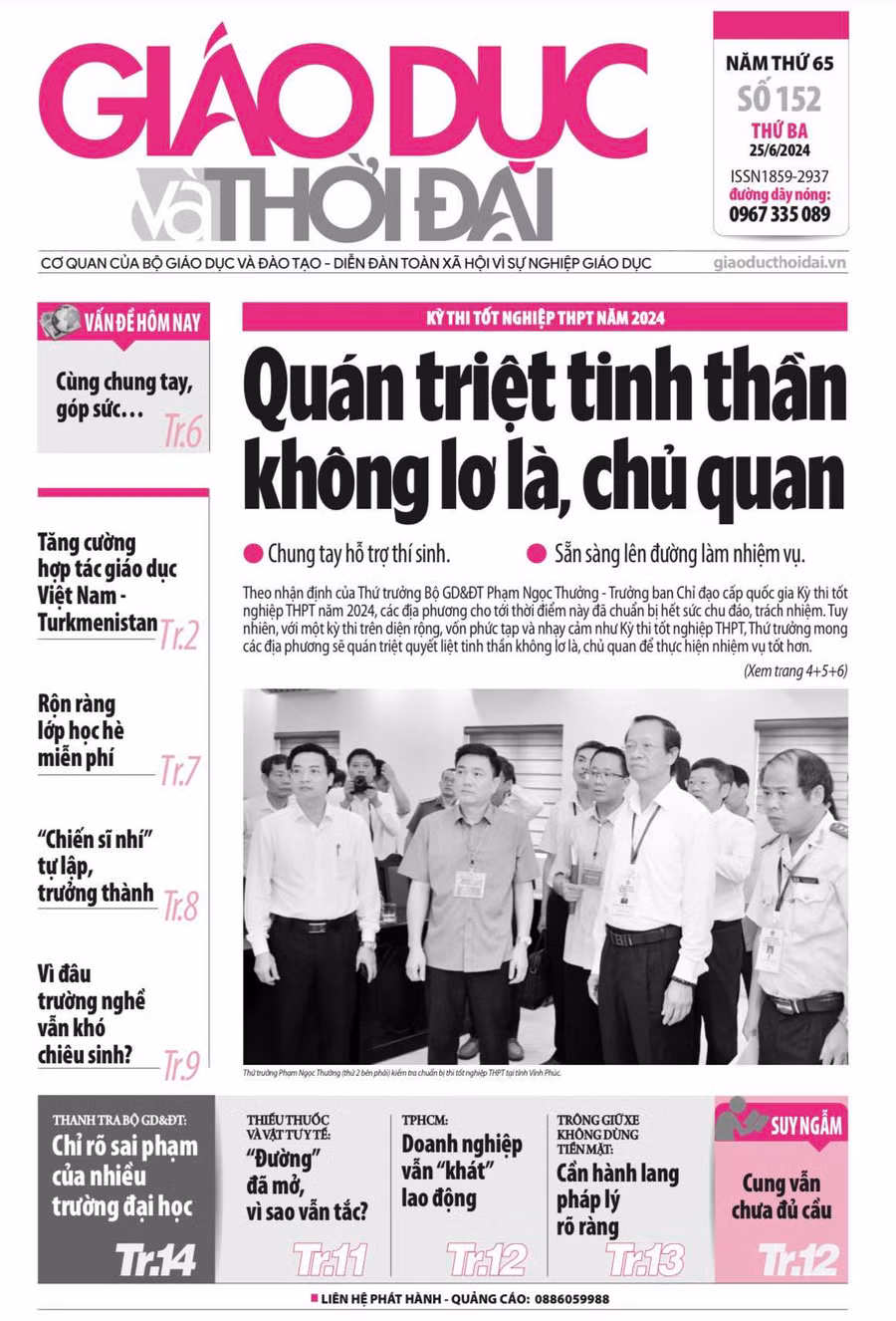 Tin tức báo in 25/6: Sẵn sàng lên đường làm nhiệm vụ
