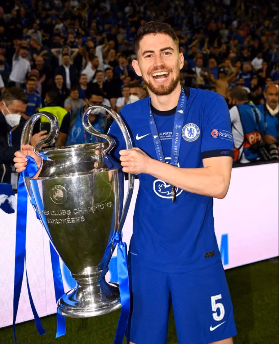 Jorginho vô địch Champions League cùng Chelsea.
