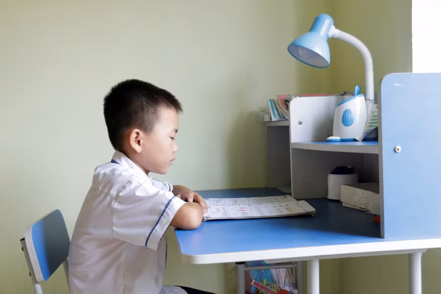 Trong ngôi nhà nhân ái, Phước Ân hứa sẽ cố gắng học tập, vượt lên nghịch cảnh.