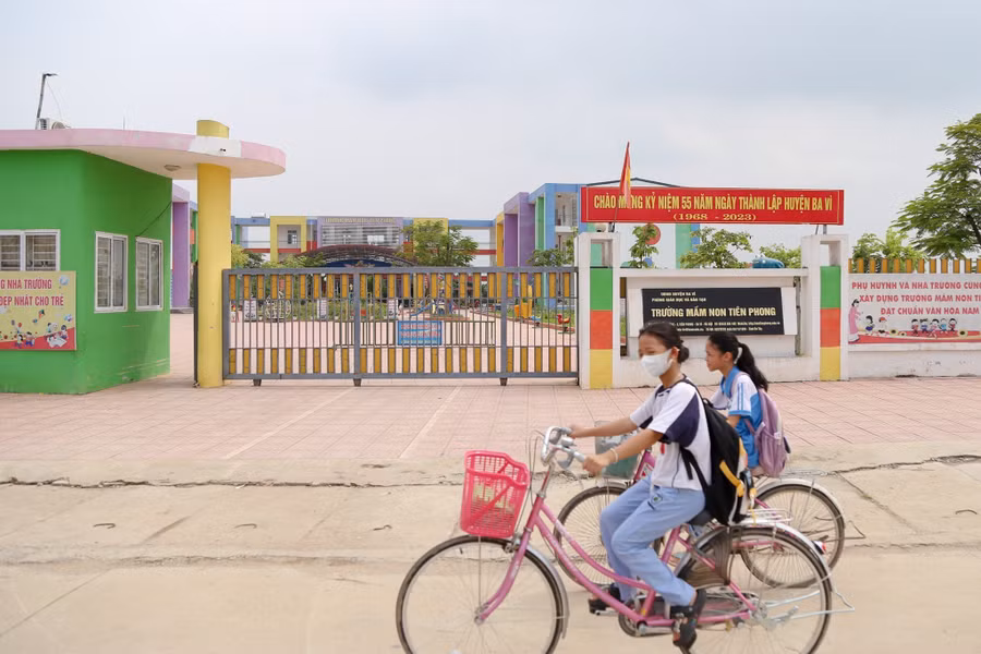 Cơ sở vật chất, trường lớp khang trang sau 15 năm sáp nhập về Hà Nội.