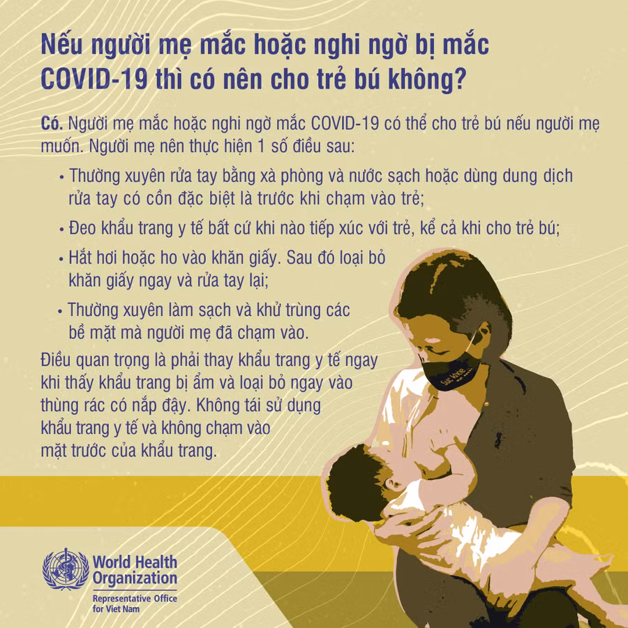 Mẹ mắc Covid-19, trẻ bú mẹ có bị lây nhiễm không? ảnh 2