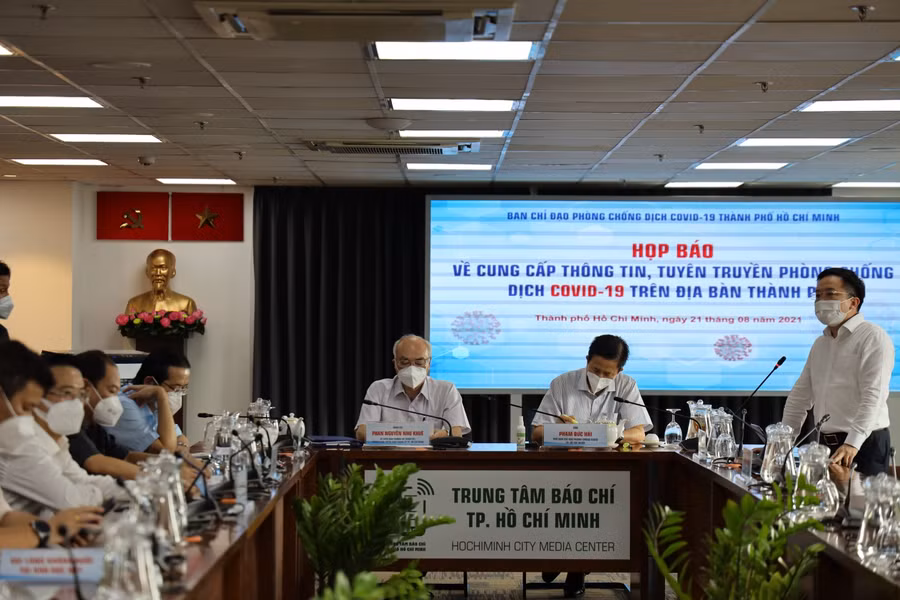 Toàn cảnh họp báo. Ảnh: Huyền Mai.