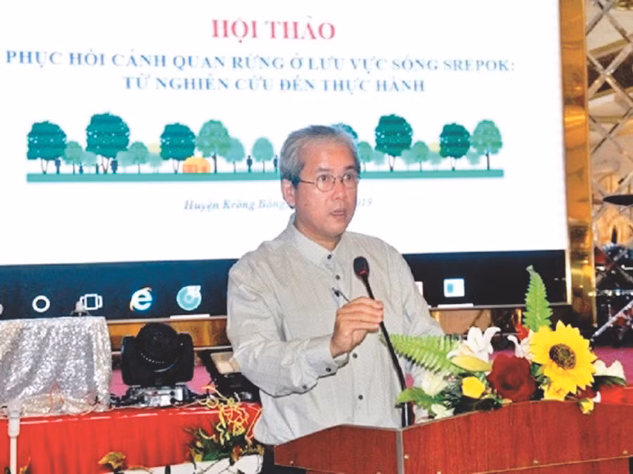 Đại biểu phát biểu tại Hội thảo