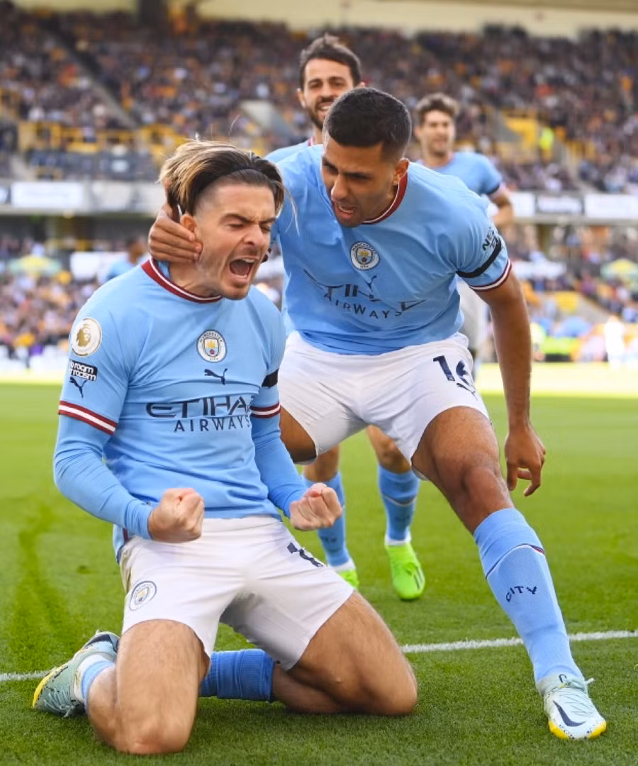 Grealish mở tỷ số tại Molineux chỉ sau 55 giây.