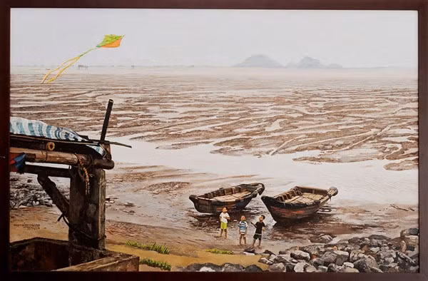 Tác phẩm “Biển chiều” của Phạm Bình Chương.