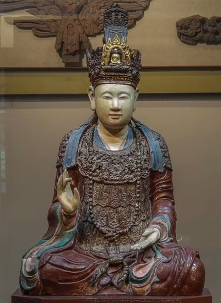 Pho tượng chân dung Hoàng Thái hậu Trịnh Thị Ngọc Trúc được công nhận là Bảo vật quốc gia năm 2013.