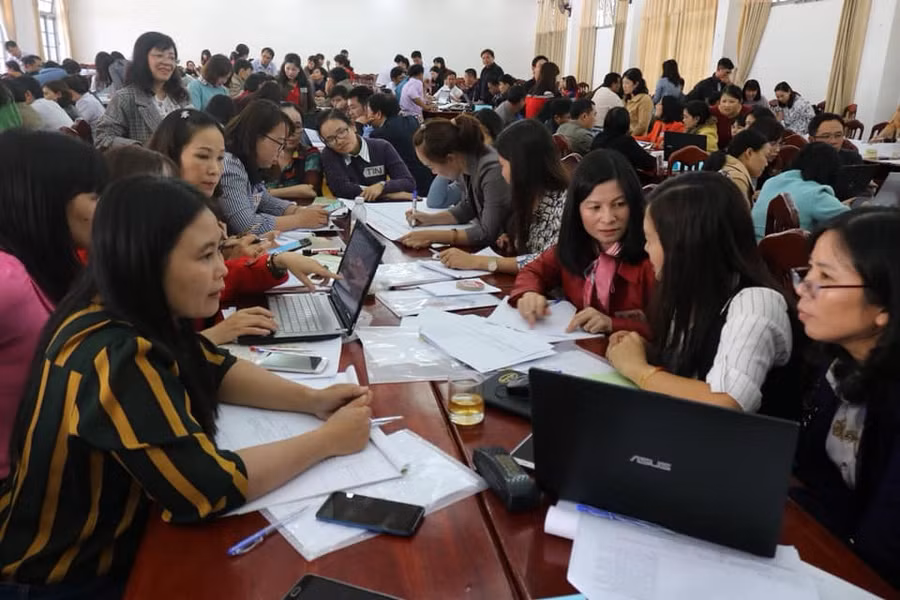 GV cốt cán có nhiệm vụ hướng dẫn GV đại trà triển khai CTGDPT mới