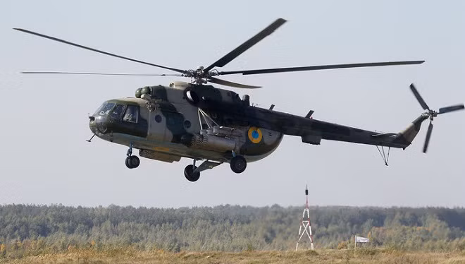 Trực thăng Mi-8 của Không quân Ukraine. Trực thăng Mi-8 của Không quân Ukraine.