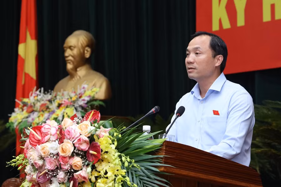 Ông Hoàng Trung Dũng – Bí thư Tỉnh ủy, Chủ tịch HĐND tỉnh Hà Tĩnh (Ảnh: Báo Hà Tĩnh).