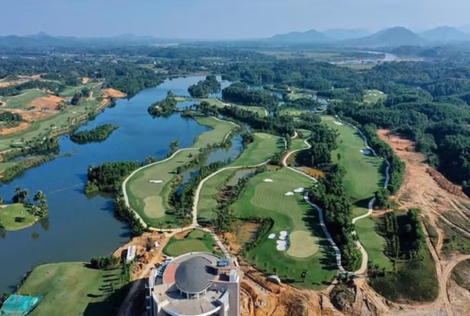 Dự án sân golf Ngôi sao Yên Bái. Ảnh: Golf Việt Nam Dự án sân golf Ngôi sao Yên Bái. Ảnh: Golf Việt Nam