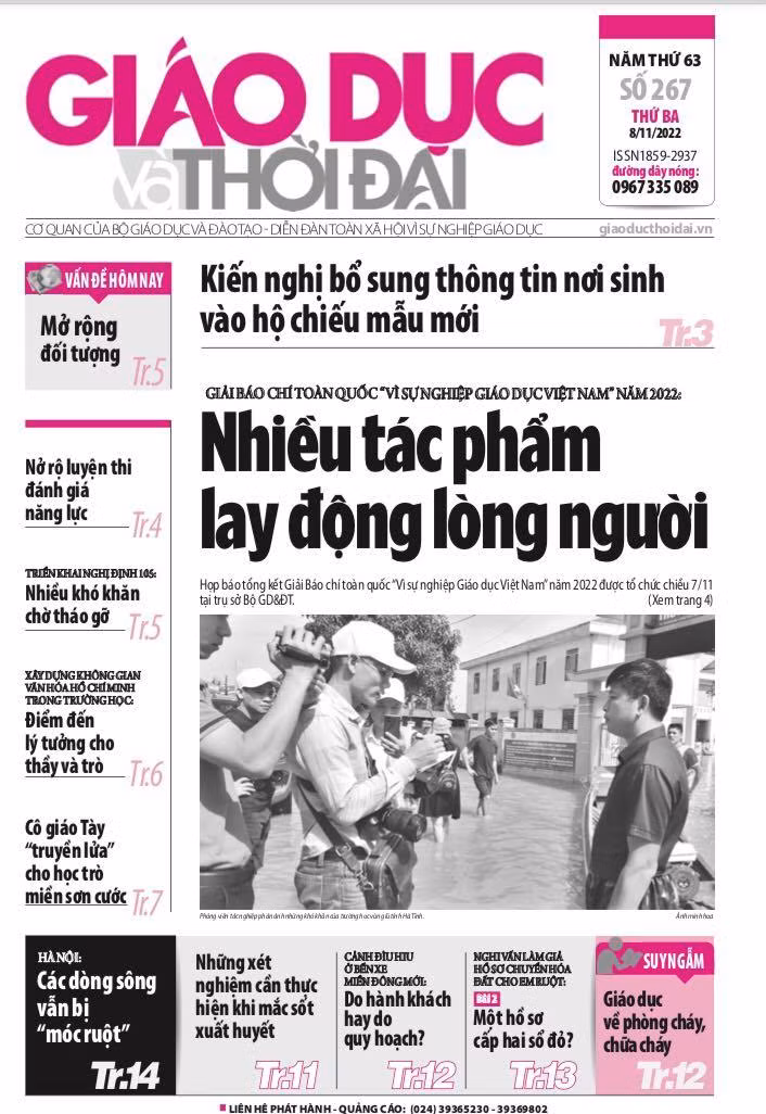 Tin tức báo in 8/11: Nhiều tác phẩm lay động lòng người