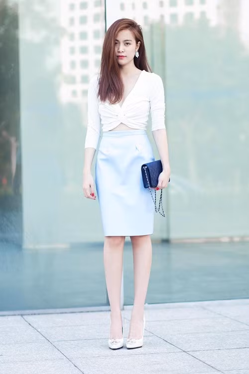 Gu thời trang thanh lịch đời thường của Hoàng Thùy Linh - ảnh 6