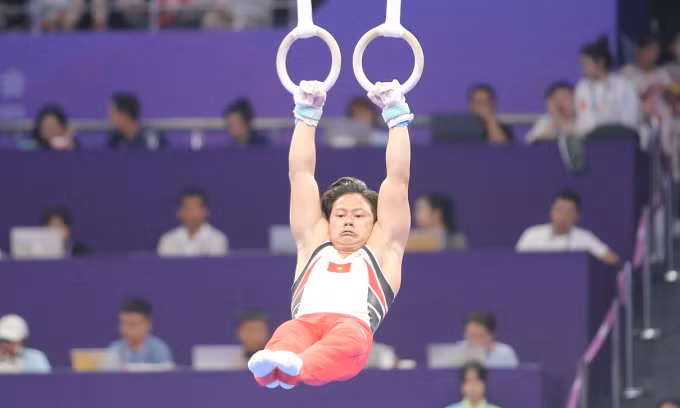 Nguyễn Văn Khánh Phong giành Huy chương Bạc nội dung vòng treo nam tại ASIAD 19.