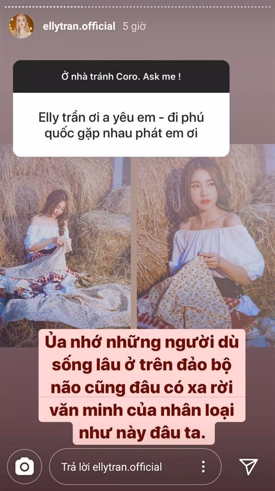 Có thể thấy, câu trả lời của cô nàng vô cùng thông minh lại rất mặn mà.