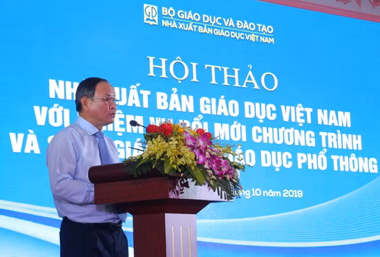 Ông Nguyễn Đức Thái phát biểu khai mạc hội thảo. Ảnh: Việt Hà.