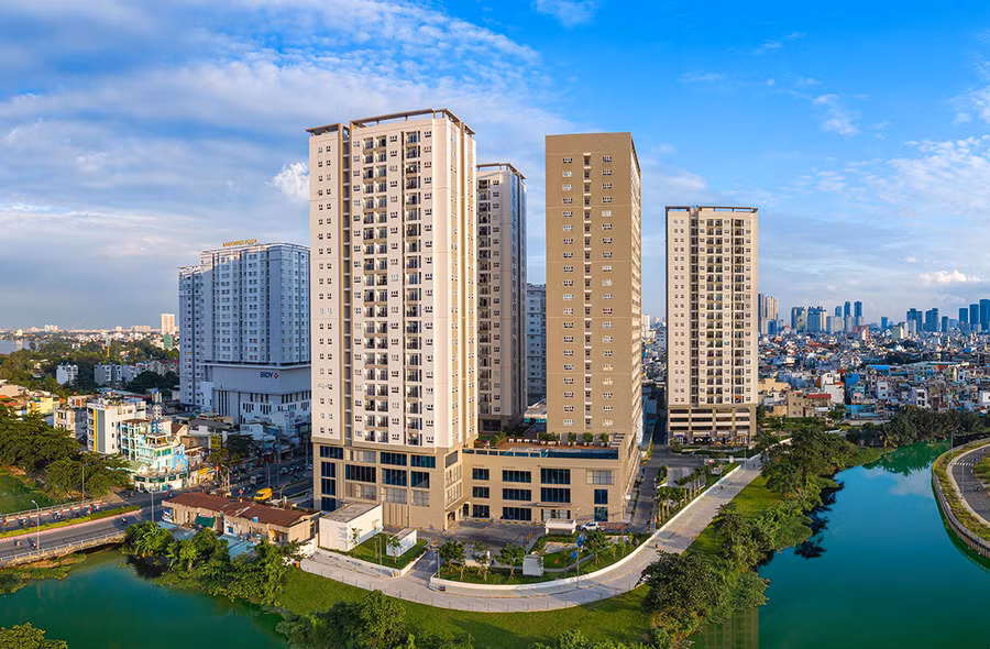 Căn hộ chung cư vẫn thu hút sự quan tâm của người dân có nhu cầu ở thực. Ảnh minh họa