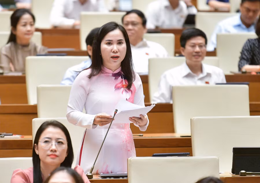 Đại biểu Lê Thị Ngọc Linh (Đoàn ĐBQH tỉnh Bạc Liêu) Đại biểu Lê Thị Ngọc Linh (Đoàn ĐBQH tỉnh Bạc Liêu)