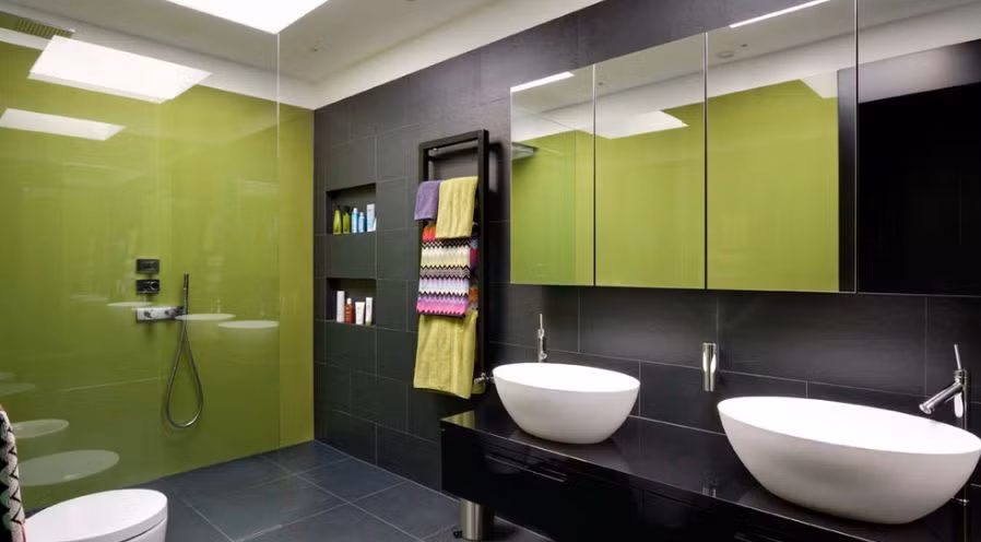 Những tông màu hot nhất cho thiết kế phòng tắm ảnh 9