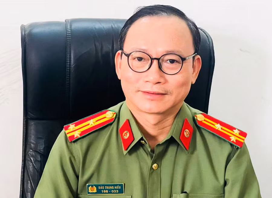 Thượng tá, TS Đào Trung Hiếu, chuyên gia nghiên cứu tội phạm.