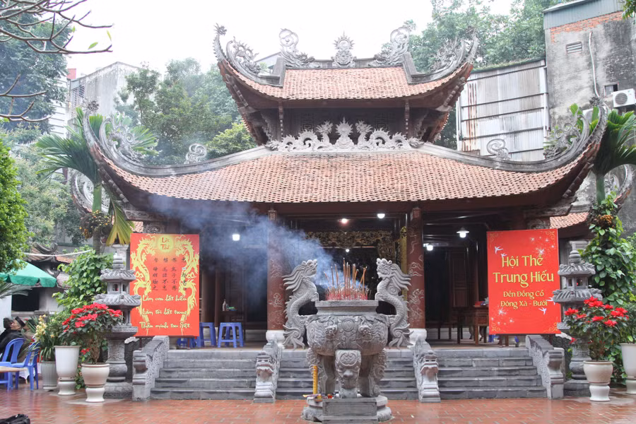 Theo tư liệu lịch sử, đền Đồng Cổ vốn được xây dựng vào năm 1028. Ảnh: IT. Theo tư liệu lịch sử, đền Đồng Cổ vốn được xây dựng vào năm 1028. Ảnh: IT.