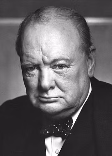 Winston Churchill.