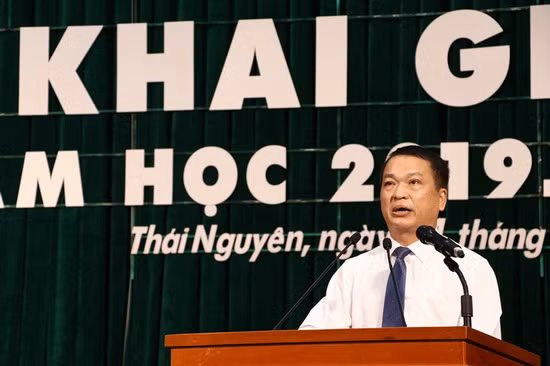 GS.TS Phạm Hồng Quang phát biểu tại buổi lễ.