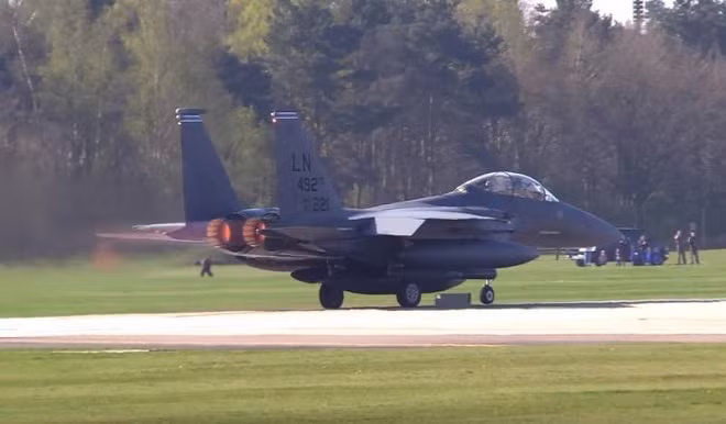 Máy bay chiến đấu F-15 của Mỹ.