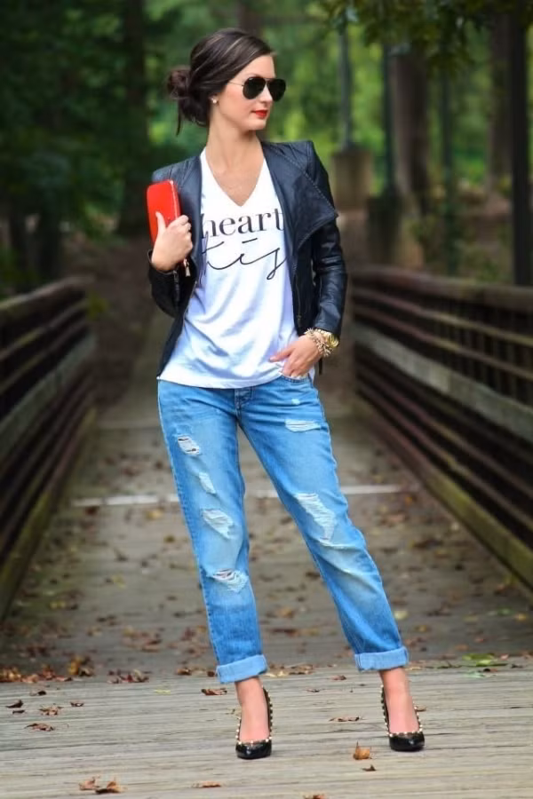 Chọn quần jeans hợp với người mập